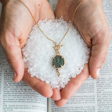 Load image into Gallery viewer, Bronze Half Tetarteron with Heart Charm