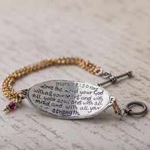 Load image into Gallery viewer, Mark 12:30 &quot;Love the Lord your God&quot; Bracelet