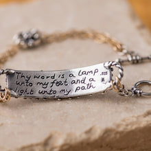 Load image into Gallery viewer, Dewdrop &quot;Thy Word&quot; Bracelet