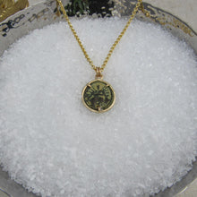 Load image into Gallery viewer, Carrying Cross &amp; Virgin of &amp; Sorrows Medal set in Gold w/ Diamond